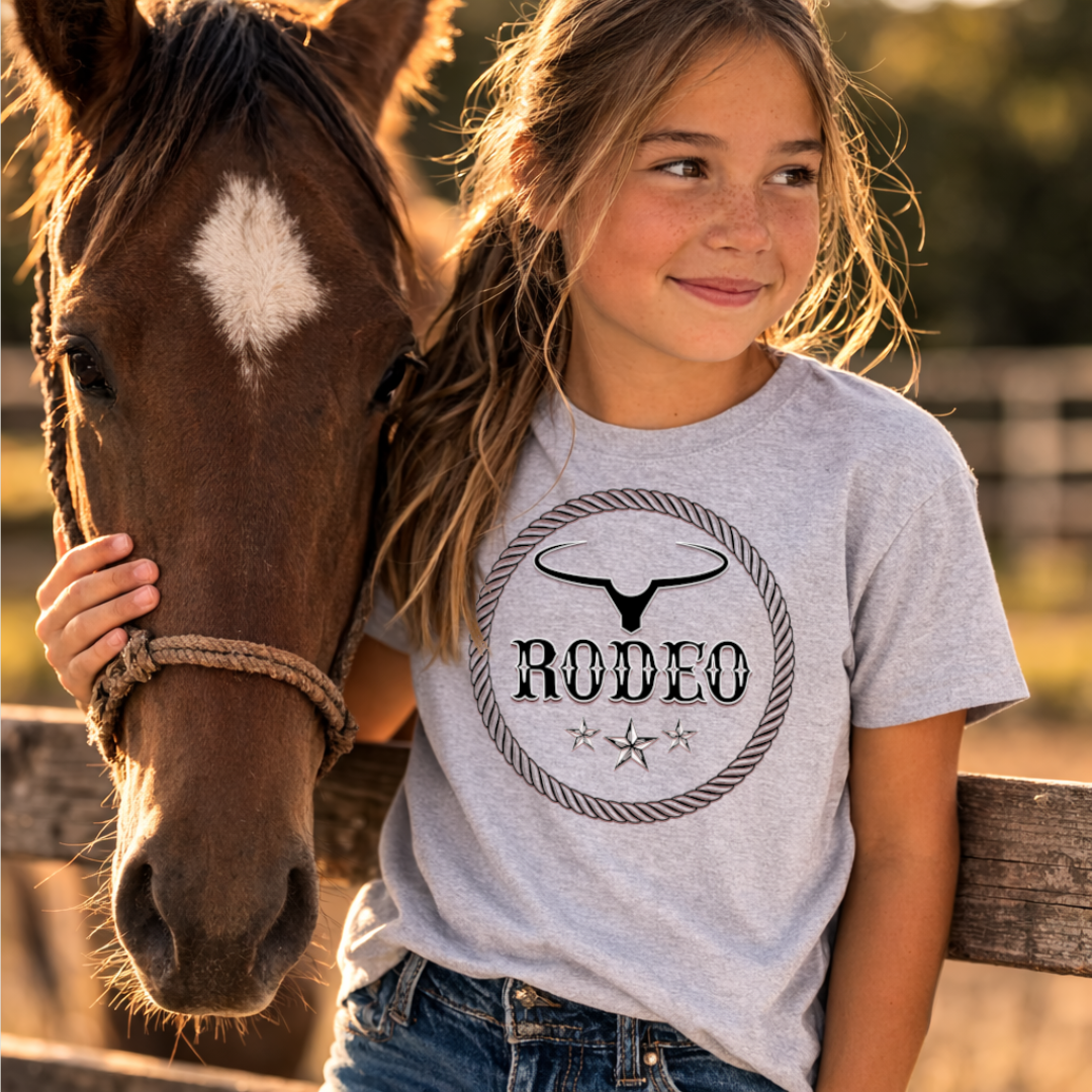 Youth Rodeo Tee Second Edition — Equestrian Lifestyle Clothing